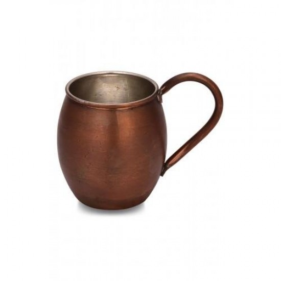 Turna Bakır Moscow Mule Bardak Düz 500 Ml 6lı Takım Oksit Turna0493-63