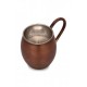 Turna Bakır Moscow Mule Bardak Düz 500 Ml 4lü Takım Oksit Turna0493-43