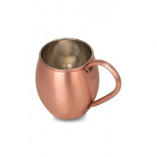 Turna Bakır Moscow Mule Bardak Düz 500 Ml 2li Takım Skoç Turna0493-24