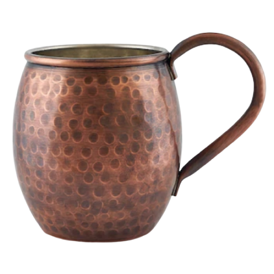 Turna Bakır Moscow Mule Bardak El Dövme 500 Ml 6lı Takım Oksit Turna0497-63